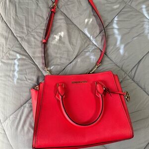Michael Kors Red Crossbody handbag